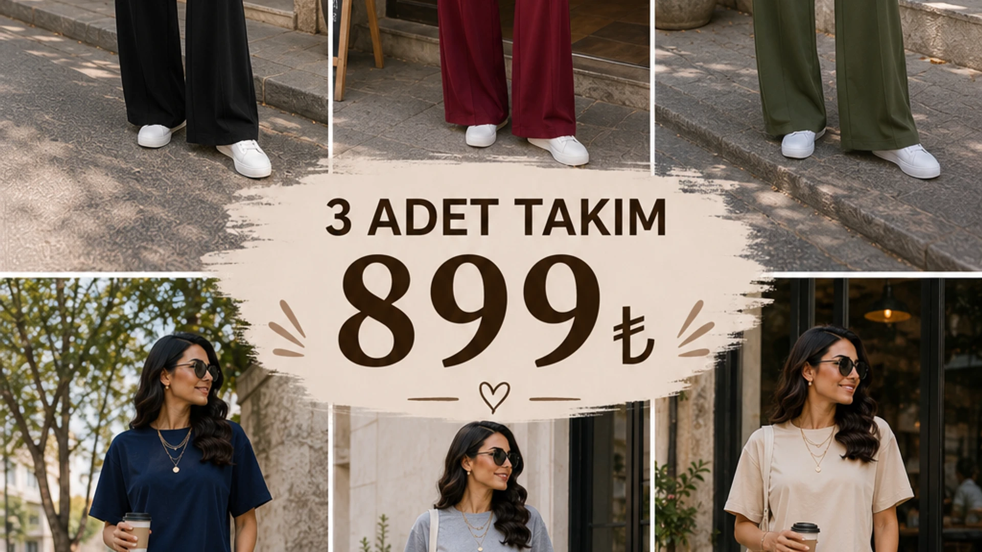 3 ADET TAKIM 899₺ KAPIDA ÖDEME