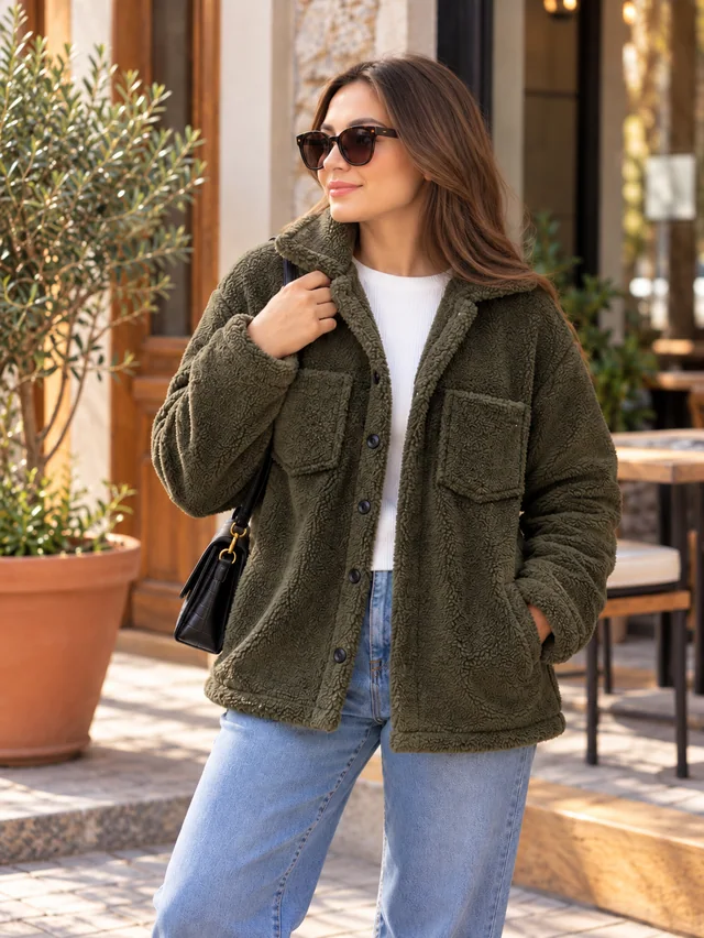 Haki Oversize Peluş